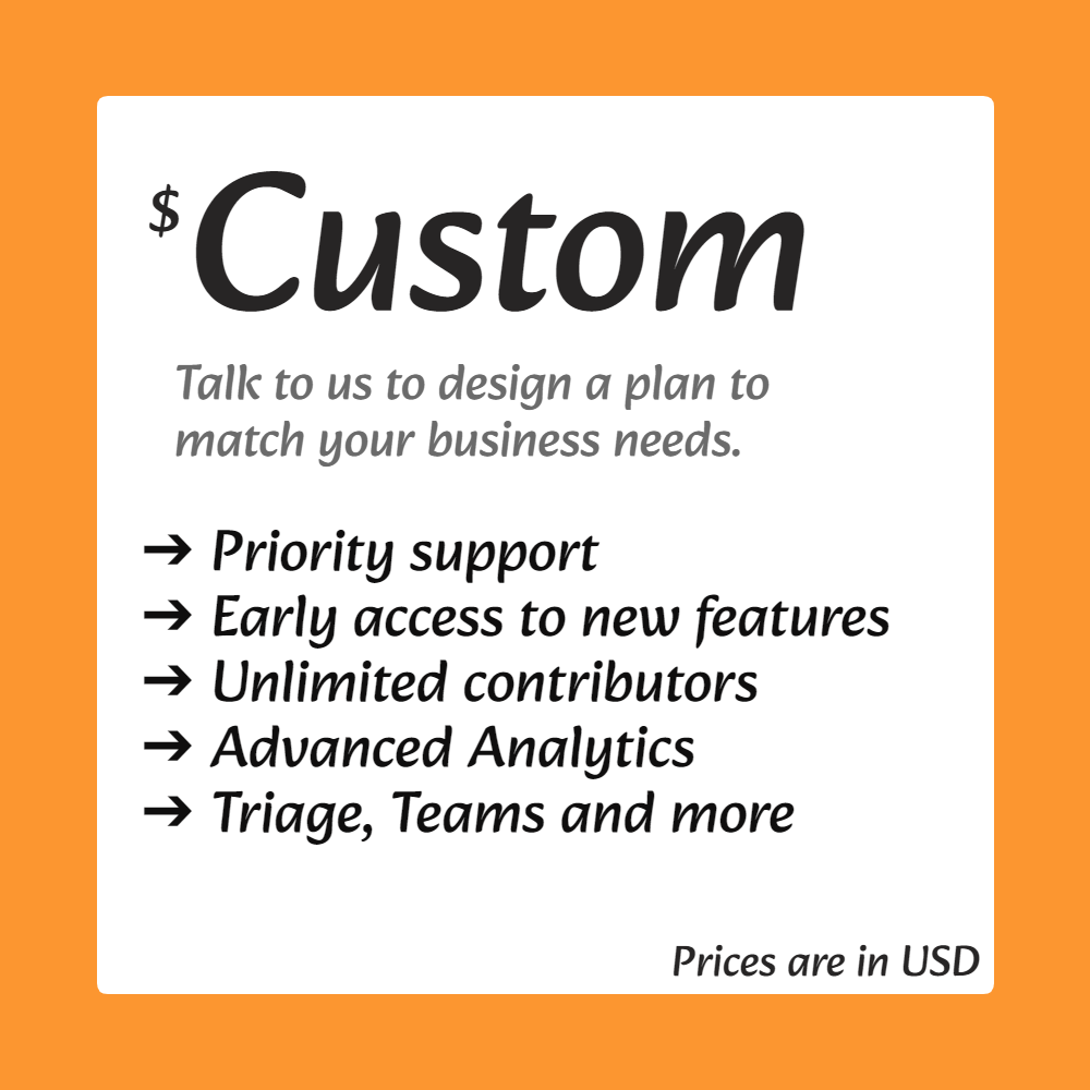 Custom Plan